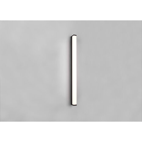 HLW LED LED Wandlamp Mat Zwart - 12W Warm Wit 2700K-3000K Waterdicht IP44 Beam Angle Verstelbaar