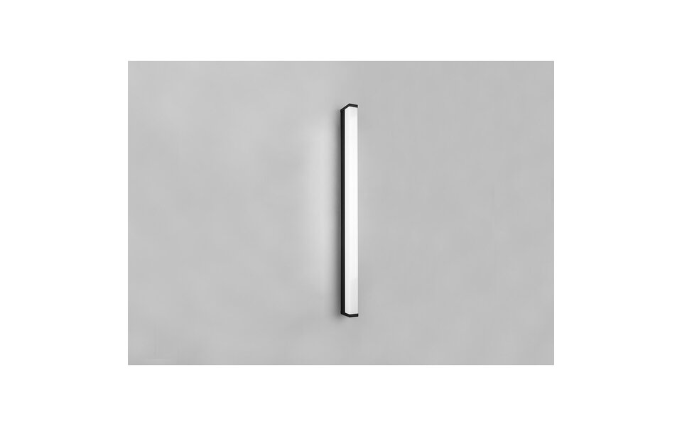 HLW LED LED Wandlamp Mat Zwart - 12W Warm Wit 2700K-3000K Waterdicht IP44 Beam Angle Verstelbaar