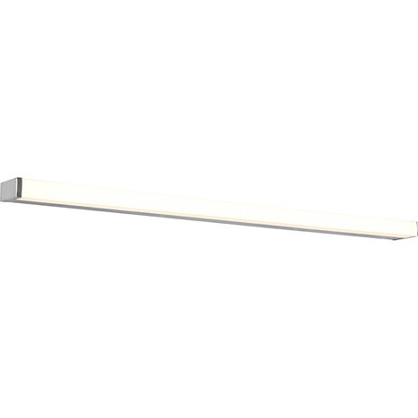 LED Wandlamp Trion Fabian 20W Warm Wit 3000K Spatwaterdicht IP44 Mat Chroom
