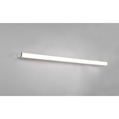 HLW LED LED Wandlamp Trion Fabian 20W Warm Wit 3000K Spatwaterdicht IP44 Mat Chroom