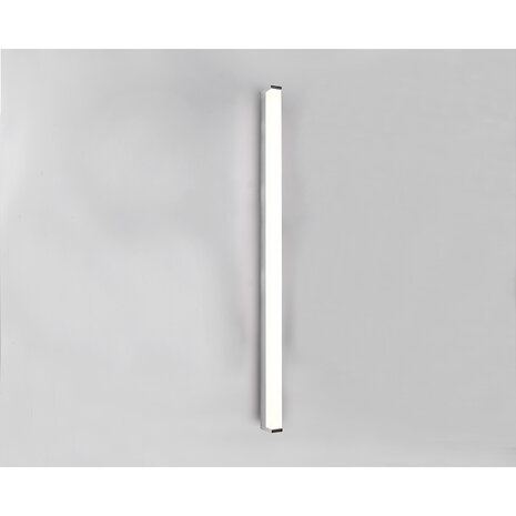 HLW LED LED Wandlamp Trion Fabian 20W Warm Wit 3000K Spatwaterdicht IP44 Mat Chroom