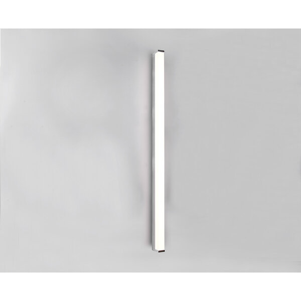 HLW LED LED Wandlamp Trion Fabian 20W Warm Wit 3000K Spatwaterdicht IP44 Mat Chroom