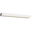 LED Wandlamp 8W Warm Wit 3000K - Mat Chroom - Beam Angle Verstelbaar - Up & Down
