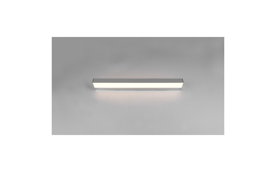 HLW LED LED Wandlamp 8W Warm Wit 3000K - Mat Chroom - Beam Angle Verstelbaar - Up & Down