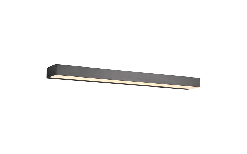 HLW LED LED Wandlamp Mat Zwart - 8W Warm Wit 3000K, Beam Angle Verstelbaar, Up & Down HLW LED LED Wandlamp Mat Zwart - 8W Warm Wit 3000K, Beam Angle Verstelbaar, Up & Down