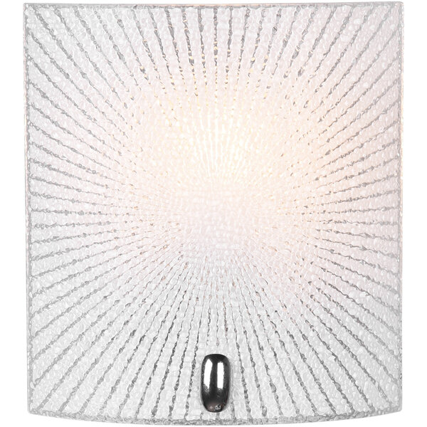 HLW LED LED Wandlamp Trion Elize - Mat Chroom Aluminium, E27 Fitting, Modern Vierkant Design