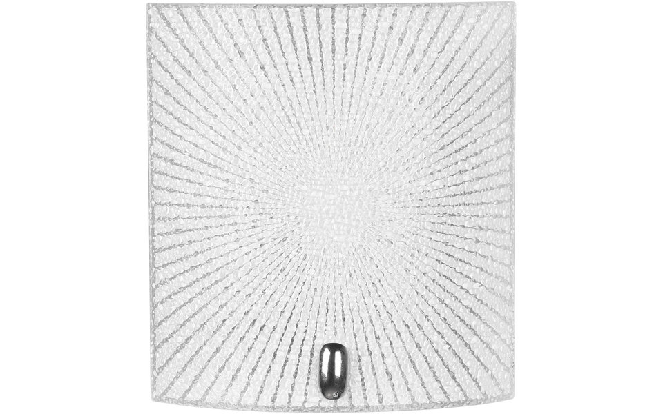 HLW LED LED Wandlamp Trion Elize - Mat Chroom Aluminium, E27 Fitting, Modern Vierkant Design