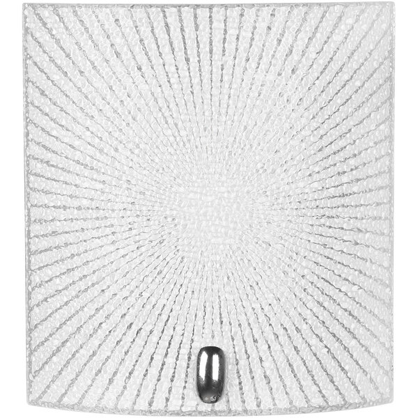 HLW LED LED Wandlamp Trion Elize - Mat Chroom Aluminium, E27 Fitting, Modern Vierkant Design