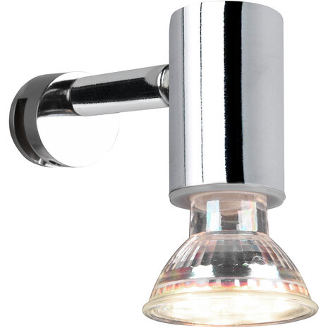 HLW LED LED Wandlamp Trion Loreno - Spatwaterdicht IP44, GU10 Fitting, Glans Chroom