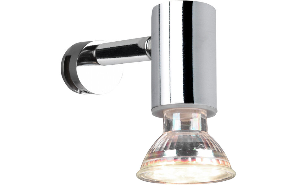 HLW LED LED Wandlamp Trion Loreno - Spatwaterdicht IP44, GU10 Fitting, Glans Chroom