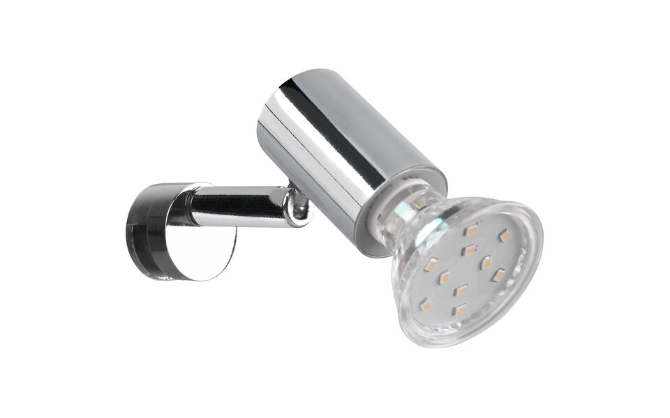 HLW LED LED Wandlamp Trion Loreno - Spatwaterdicht IP44, GU10 Fitting, Glans Chroom