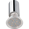 HLW LED LED Wandlamp Trion Loreno - Spatwaterdicht IP44, GU10 Fitting, Glans Chroom