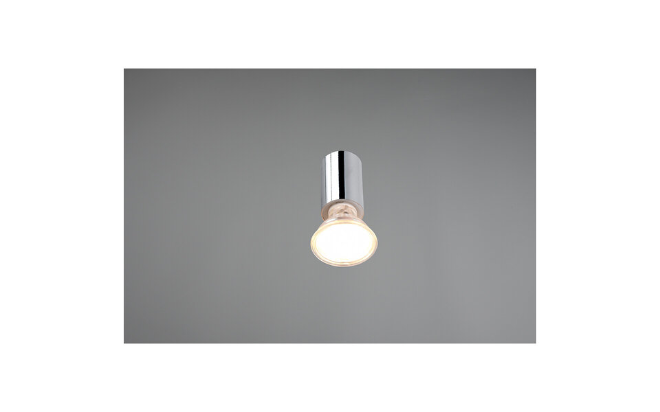 HLW LED LED Wandlamp Trion Loreno - Spatwaterdicht IP44, GU10 Fitting, Glans Chroom