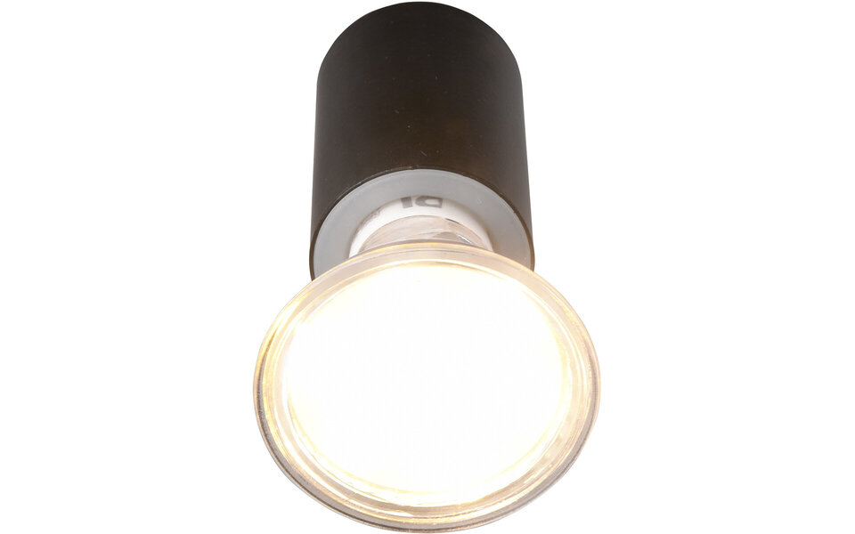 HLW LED Moderne LED Wandlamp Mat Zwart - Spatwaterdicht IP44, GU10 Fitting & Aluminium