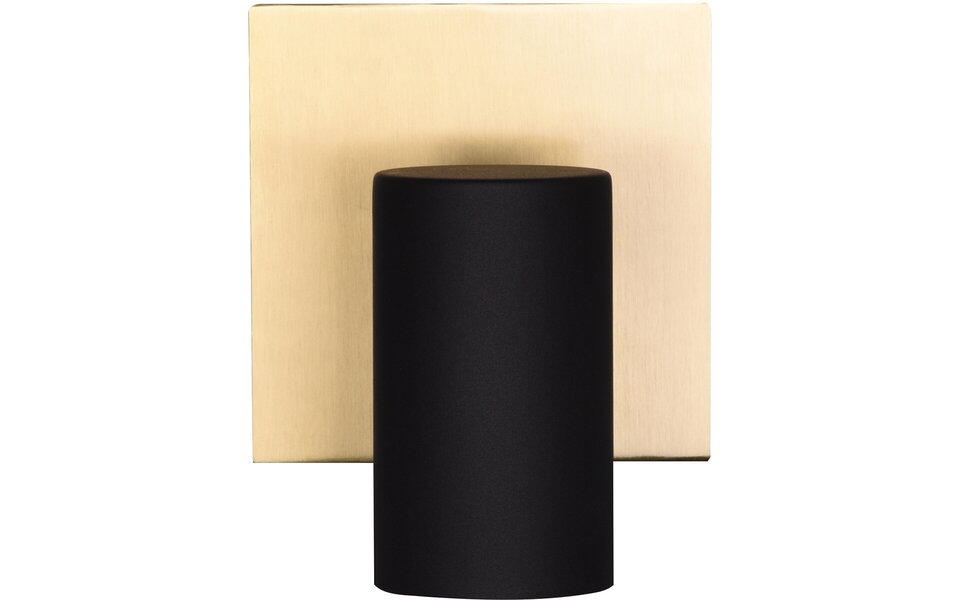 HLW LED Elegante LED Wandspot Trion Milona - Mat Zwart/Goud - GU10 Fitting