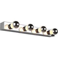 LED wandlamp | 40W | Mat chroom | E27 | IP44 | Rond