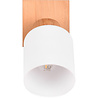 HLW LED LED Wandspot Trion Asmara - Houten LED Spot met E14 Fitting voor Sfeervolle Verlichting