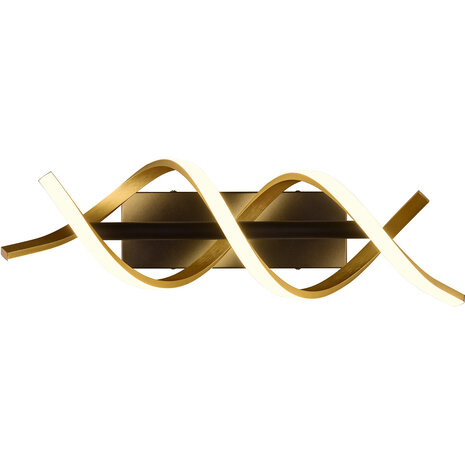 HLW LED Trion Sarina 22W Dimbare LED Wandlamp - Mat Gouden Aluminium & Verstelbare Beam Angle