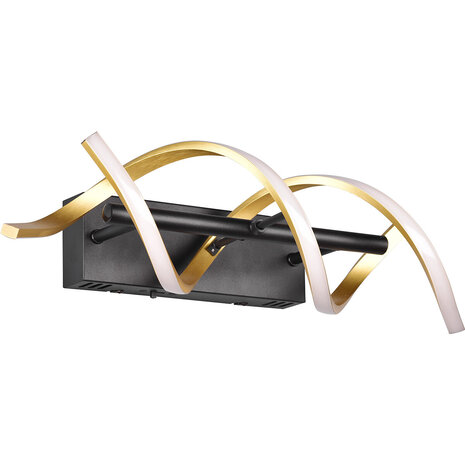 HLW LED Trion Sarina 22W Dimbare LED Wandlamp - Mat Gouden Aluminium & Verstelbare Beam Angle