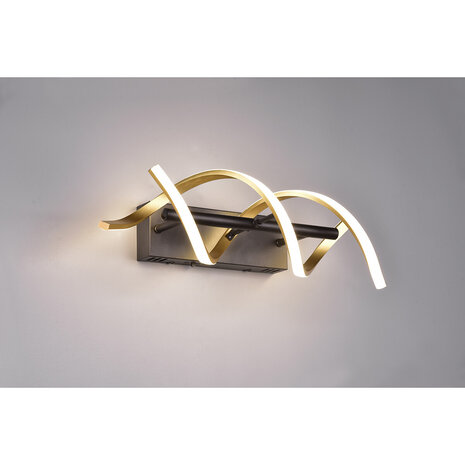 HLW LED Trion Sarina 22W Dimbare LED Wandlamp - Mat Gouden Aluminium & Verstelbare Beam Angle