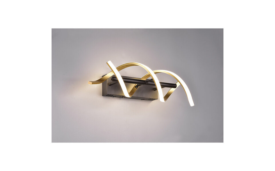HLW LED Trion Sarina 22W Dimbare LED Wandlamp - Mat Gouden Aluminium & Verstelbare Beam Angle HLW LED Trion Sarina 22W Dimbare LED Wandlamp - Mat Gouden Aluminium & Verstelbare Beam Angle