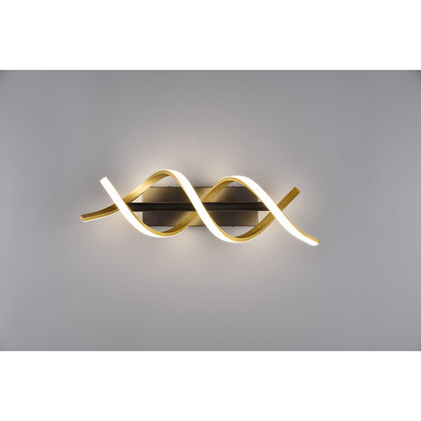 HLW LED Trion Sarina 22W Dimbare LED Wandlamp - Mat Gouden Aluminium & Verstelbare Beam Angle