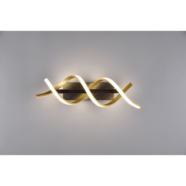 HLW LED Trion Sarina 22W Dimbare LED Wandlamp - Mat Gouden Aluminium & Verstelbare Beam Angle