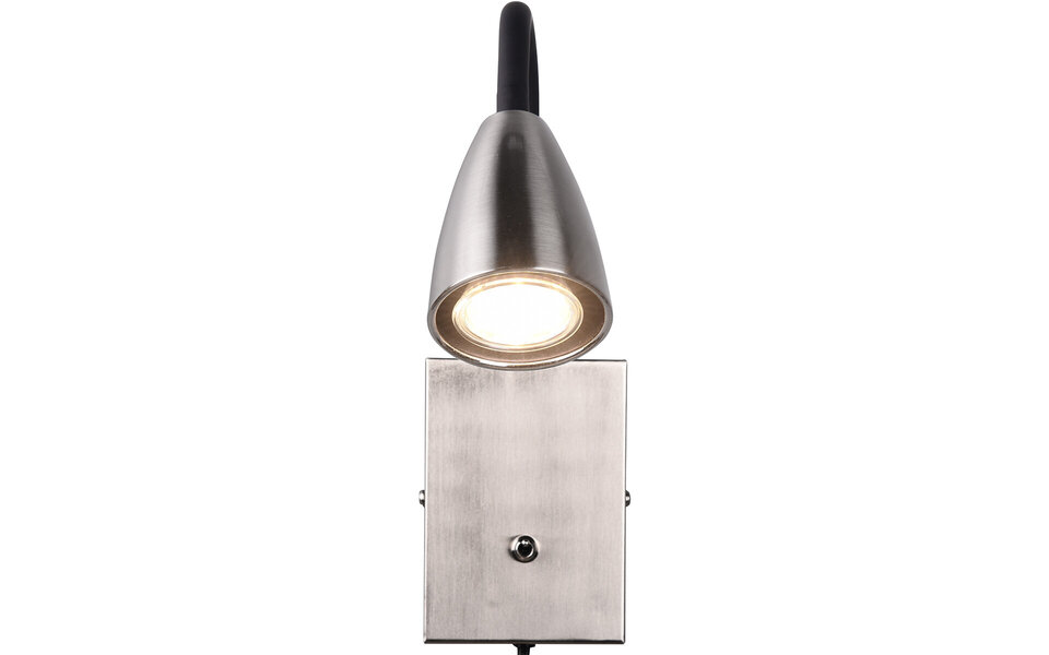 HLW LED Moderne LED Wandspot met GU10 Fitting, Verstelbare Beam Angle & Mat Nikkel Design HLW LED Moderne LED Wandspot met GU10 Fitting, Verstelbare Beam Angle & Mat Nikkel Design