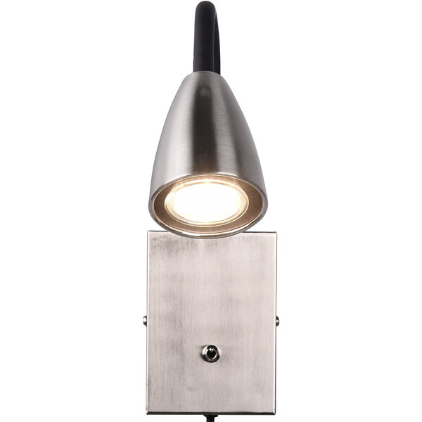 HLW LED Moderne LED Wandspot met GU10 Fitting, Verstelbare Beam Angle & Mat Nikkel Design HLW LED Moderne LED Wandspot met GU10 Fitting, Verstelbare Beam Angle & Mat Nikkel Design