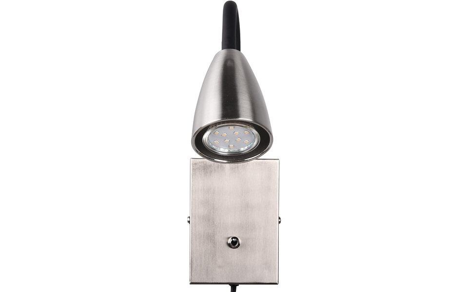 HLW LED Moderne LED Wandspot met GU10 Fitting, Verstelbare Beam Angle & Mat Nikkel Design HLW LED Moderne LED Wandspot met GU10 Fitting, Verstelbare Beam Angle & Mat Nikkel Design