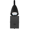 HLW LED LED Wandspot Mat Zwart met GU10 Fitting, Verstelbare Beam Angle & Aluminium