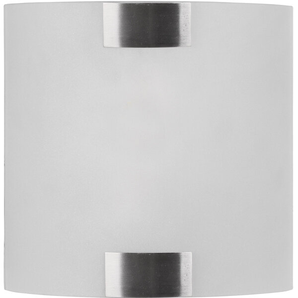 HLW LED LED Wandlamp Mat Nikkel - Strak Vierkant Metalen Design & E27 Fitting HLW LED LED Wandlamp Mat Nikkel - Strak Vierkant Metalen Design & E27 Fitting