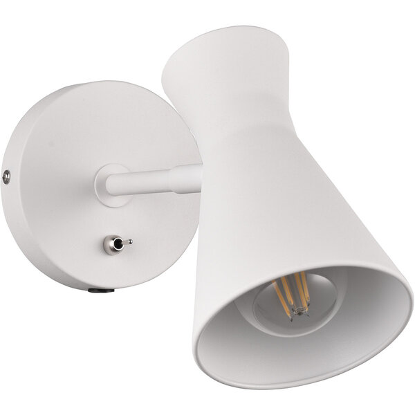 HLW LED LED Wandlamp Mat Wit - Stijlvolle Metalen Vloerlamp & LED Vloerlamp