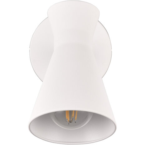 HLW LED LED Wandlamp Mat Wit - Stijlvolle Metalen Vloerlamp & LED Vloerlamp