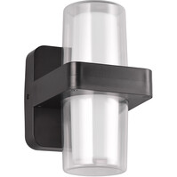 LED wandlamp | 3.5W x2 (7W) | 3000K | Up&Down | Mat zwart