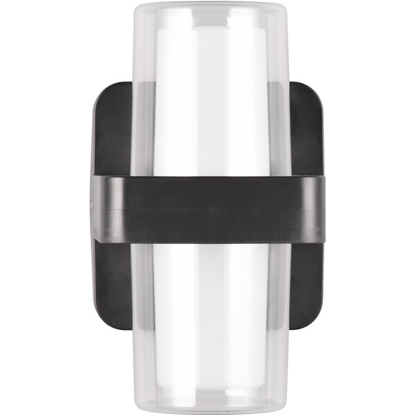 HLW LED LED Wandlamp Mat Zwart - 2 Lichtpunten, Warm Wit 3000K, 3.5W LED Wandlamp HLW LED LED Wandlamp Mat Zwart - 2 Lichtpunten, Warm Wit 3000K, 3.5W LED Wandlamp