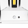 HLW LED LED Wandlamp met Sensor - Metalen Witte Vloerlamp 5W LED, Warm Wit 2700K-3000K, Tuin Wandlamp