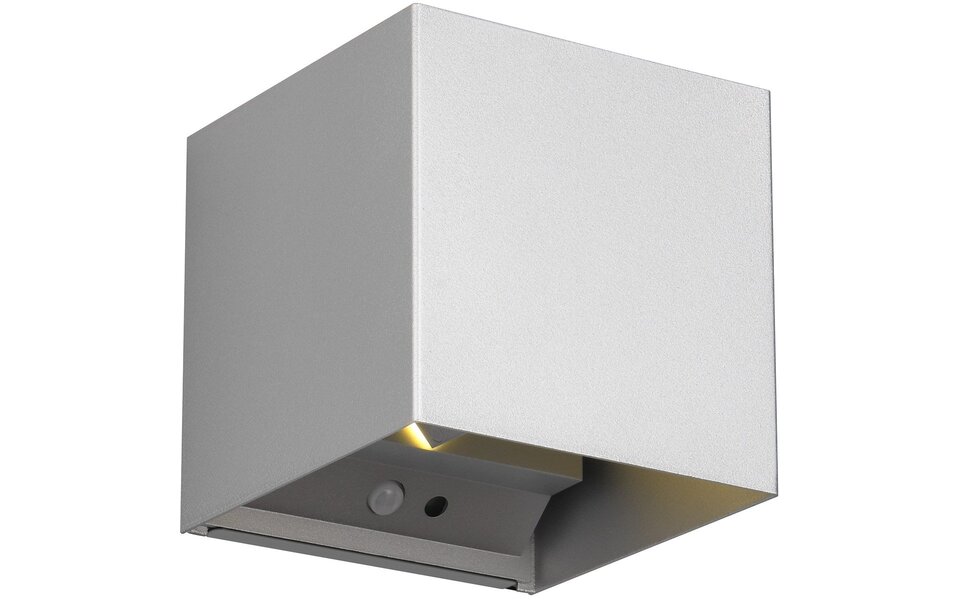 HLW LED LED Wandlamp met Sensor 5W – Warm Wit 3000K – Titaan Metalen Tuinverlichting HLW LED LED Wandlamp met Sensor 5W – Warm Wit 3000K – Titaan Metalen Tuinverlichting