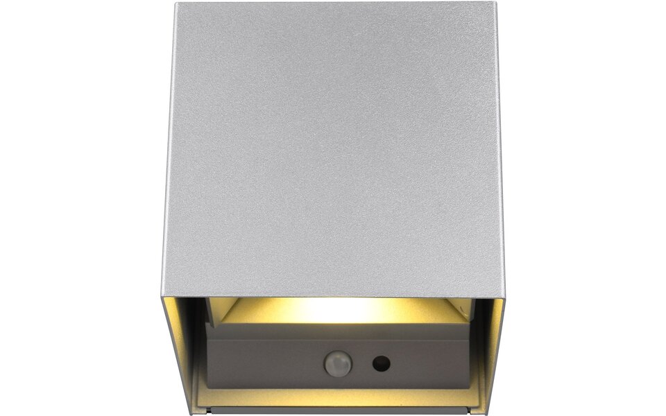 HLW LED LED Wandlamp met Sensor 5W – Warm Wit 3000K – Titaan Metalen Tuinverlichting HLW LED LED Wandlamp met Sensor 5W – Warm Wit 3000K – Titaan Metalen Tuinverlichting