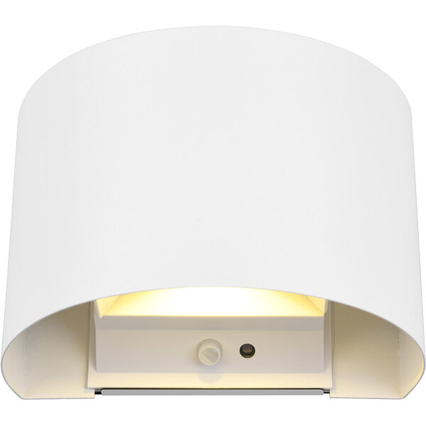 HLW LED LED Wandlamp Met Sensor - Mat Wit Metalen Vloerlamp 5W Warm Wit 2700K-3000K