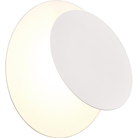 HLW LED LED Wandlamp Trion Marina - Metalen Vloerlamp, Warm Wit 2700K–3000K, 6W LED, Mat Wit