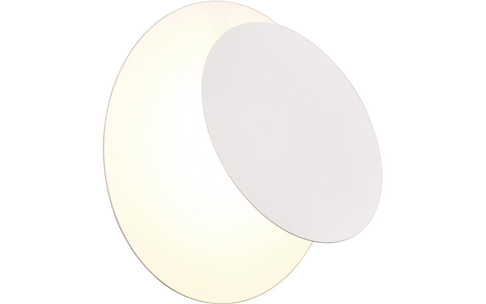 HLW LED LED Wandlamp Trion Marina - Metalen Vloerlamp, Warm Wit 2700K–3000K, 6W LED, Mat Wit