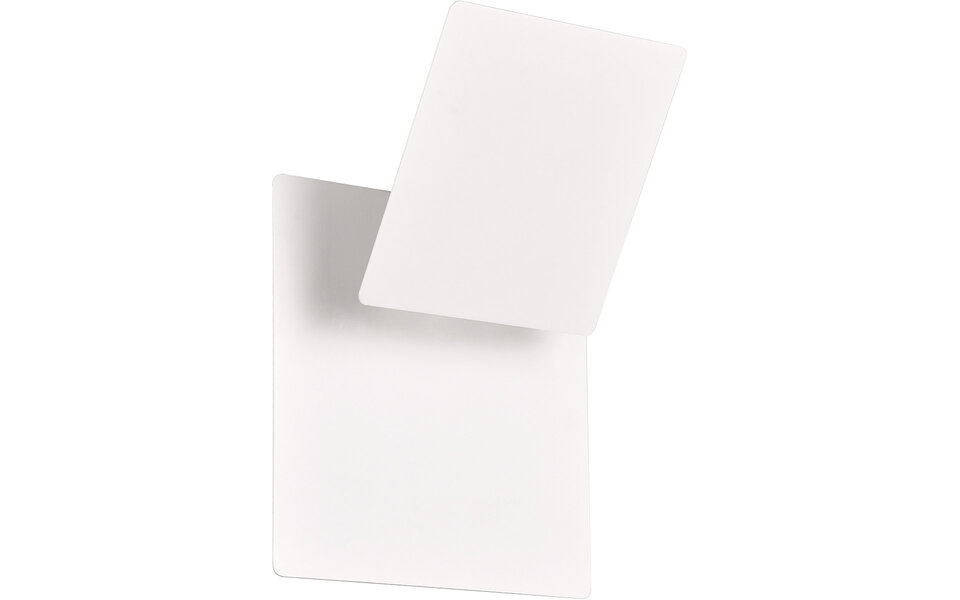 HLW LED LED Wandlamp Mat Wit | 6W LED, Warm Wit 2700K–3000K | Metalen Vloerlamp