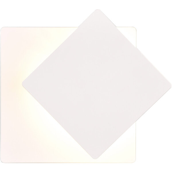 HLW LED LED Wandlamp Mat Wit | 6W LED, Warm Wit 2700K–3000K | Metalen Vloerlamp