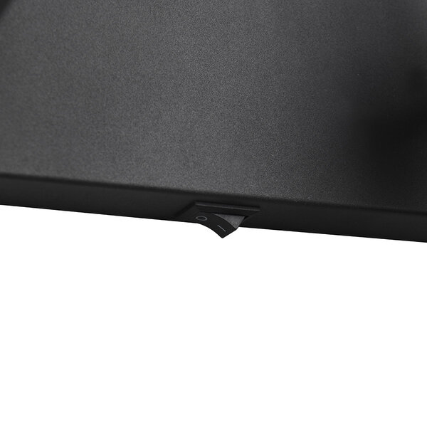 HLW LED LED Wandspot Trion Josh - Moderne Zwarte & Witte Metalen Vloerlamp met E14 Fitting