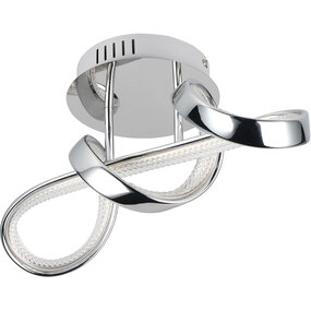 LED wandlamp | 18W | 4000K | Dimbaar | Metaal | Chroom LED wandlamp | 18W | 4000K | Dimbaar | Metaal | Chroom