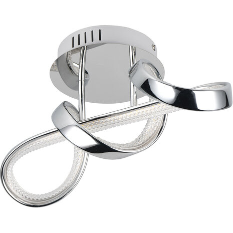 HLW LED Dimbare LED Wandlamp 18W met Metalen Rond Armatuur en Natuurlijk Wit Licht