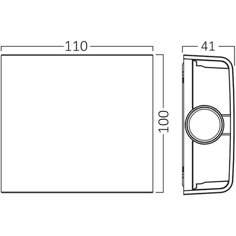 HLW LED LED Wandlamp Brinton Victo - Waterdicht IP65, Beam Angle verstelbaar, Koud Wit 6000K, 2W LED, Voor Binnen & Buiten HLW LED LED Wandlamp Brinton Victo - Waterdicht IP65, Beam Angle verstelbaar, Koud Wit 6000K, 2W LED, Voor Binnen & Buiten