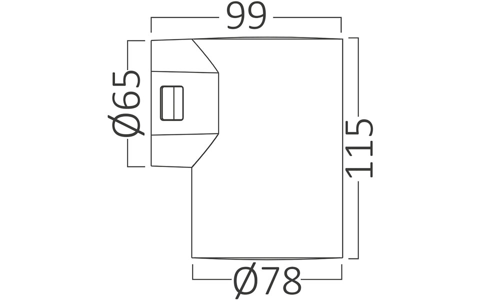 HLW LED LED Wandlamp Brinton Victa 9W 900lm - Koud Wit 6000K - Waterdicht IP65 - Wit Rond Design