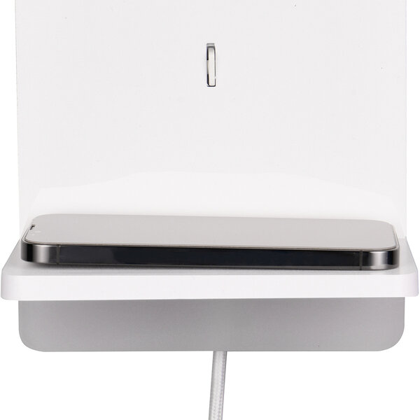 HLW LED LED Wandlamp Dimbaar Warm Wit 2700K–3000K - Mat Wit Metalen Vloerlamp